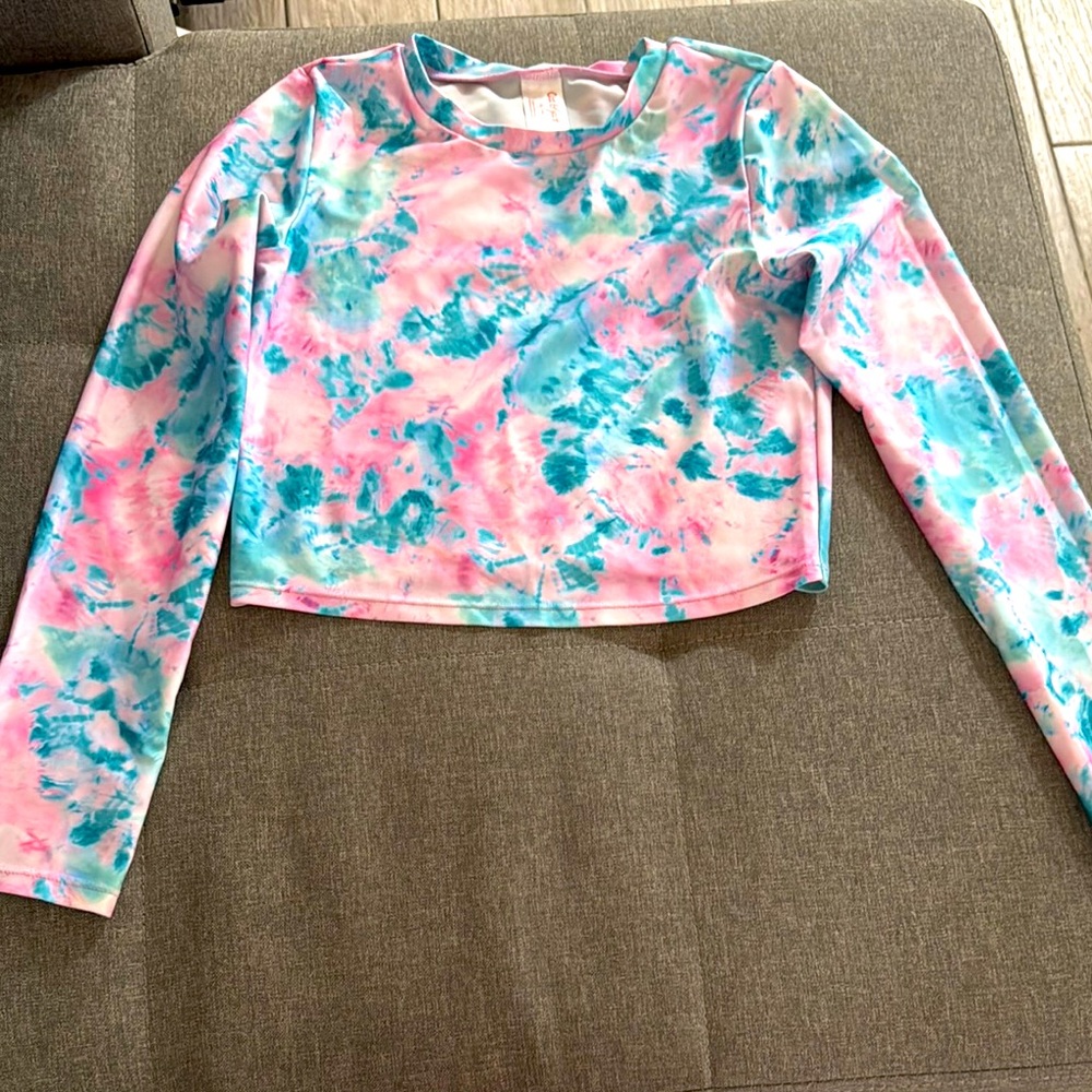 Cat & Jack Pastel Tie-Dye waterproof swimsuit